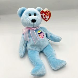 TY Vintage 2001 Ty Beanie Babies Collection Eggs II the Easter Egg Bear Plush